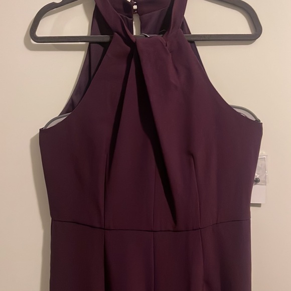 New Julia Jordan Halter Neck Wide Leg Jumpsuit - Picture 8 of 8